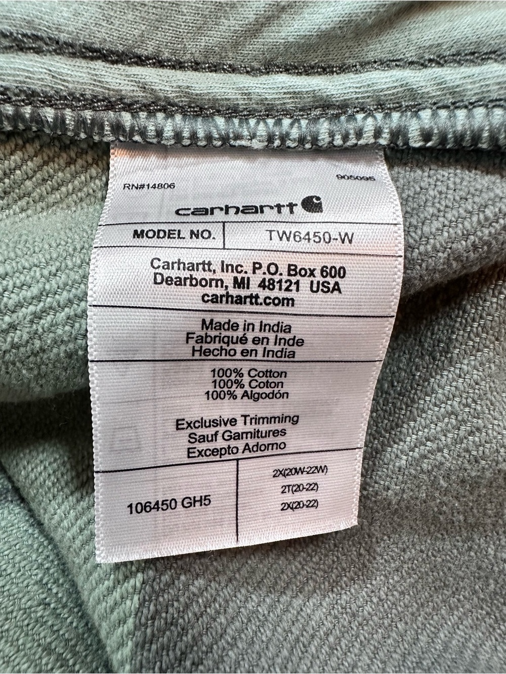 Carhartt • Women’s Loose Fit Cotton Twill Plaid Shacket - Picture 10 of 13